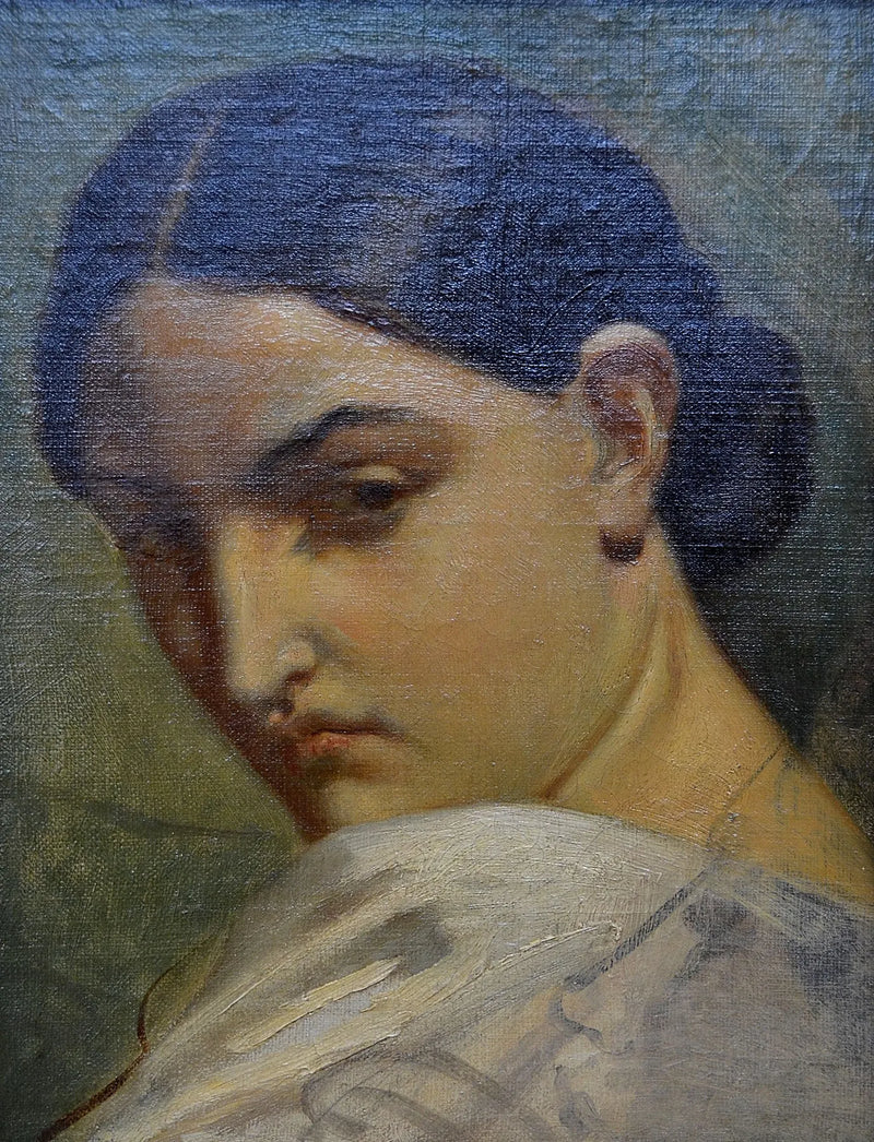 Italiensk Hoved - Théodore Chassériau