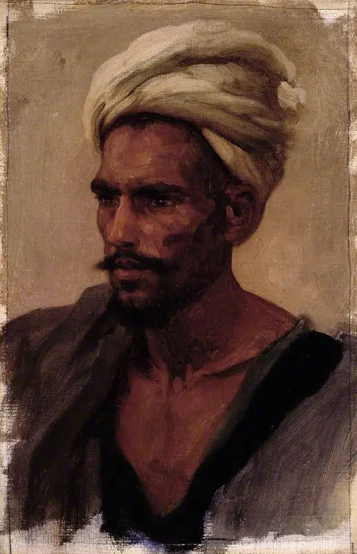 Arabers Hoved - Frederic Leighton