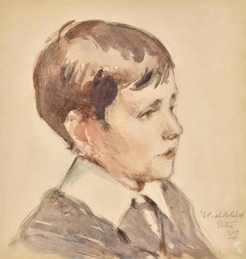 Tête d'un garçon - Francis Cadell