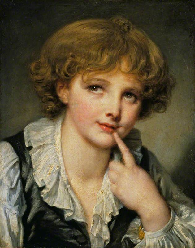 En drengs hoved - Jean-Baptiste Greuze