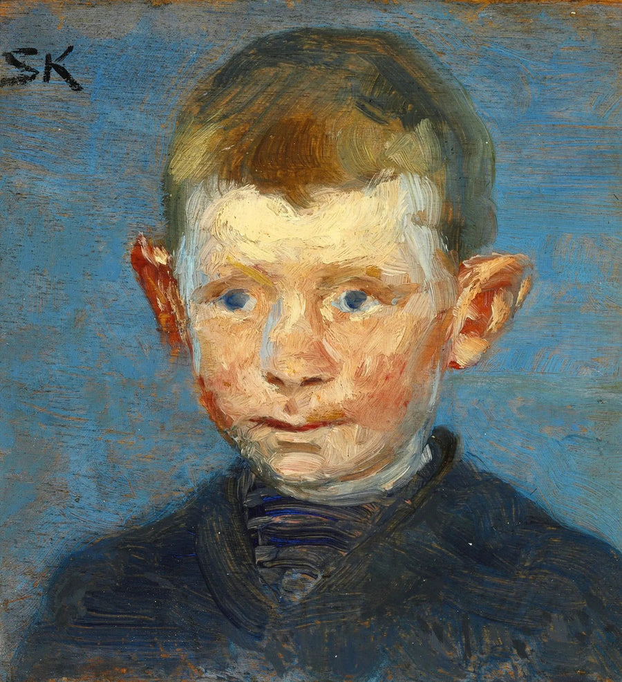 Hoved af en dreng - Peder Severin Krøyer
