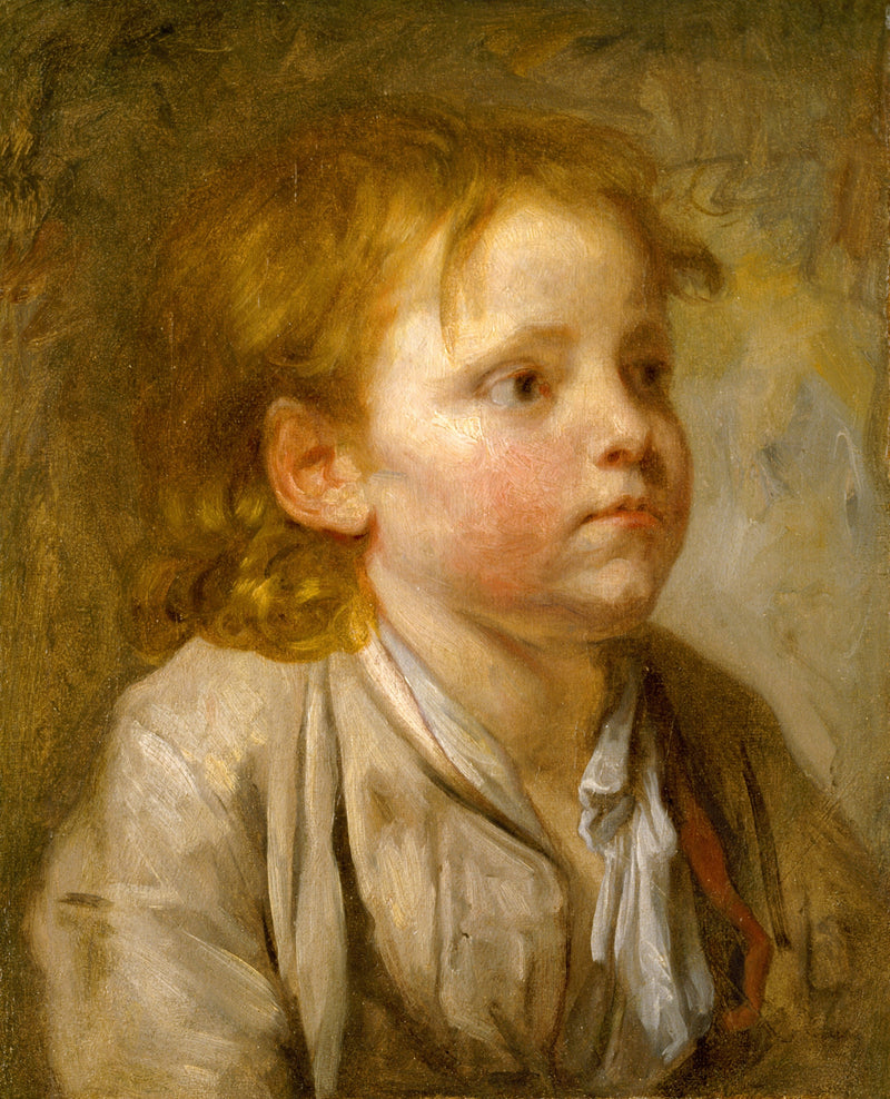 En ung drengs hoved - Jean-Baptiste Greuze