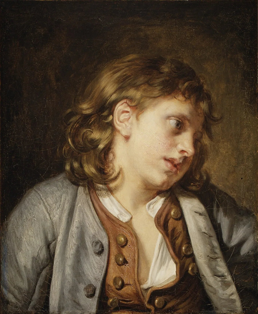 En ung drengs hoved - Jean-Baptiste Greuze