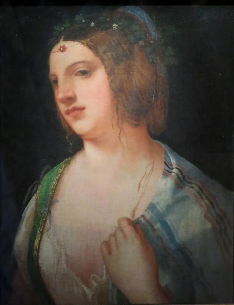 En ung pige venetiansk hoved - Giorgione