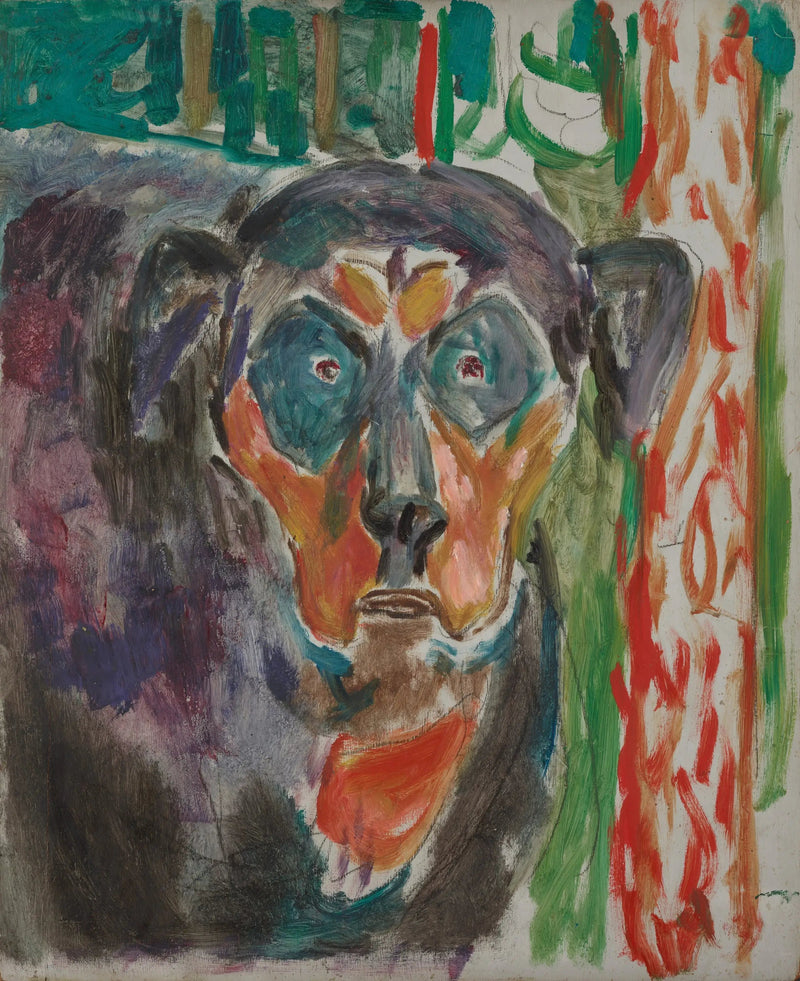 Hundehoved - Edvard Munch