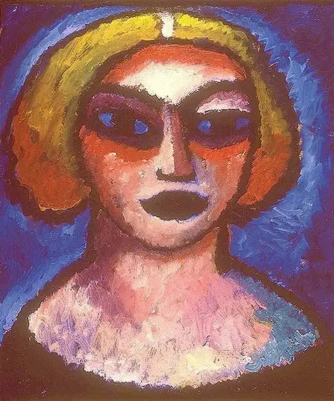 Kvindehoved - Alexej von Jawlensky