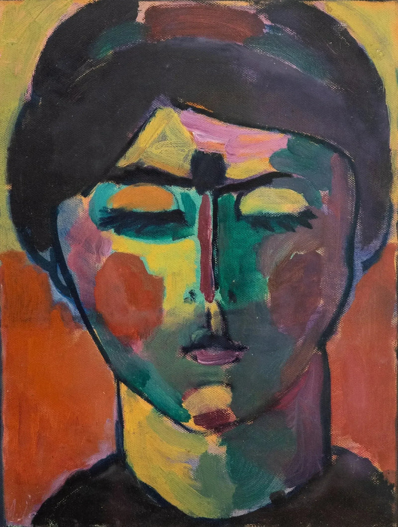 Kvindehoved - Alexej von Jawlensky