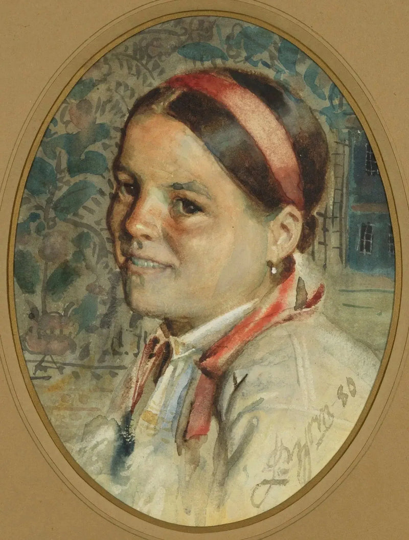 Kvindehoved - Anders Zorn