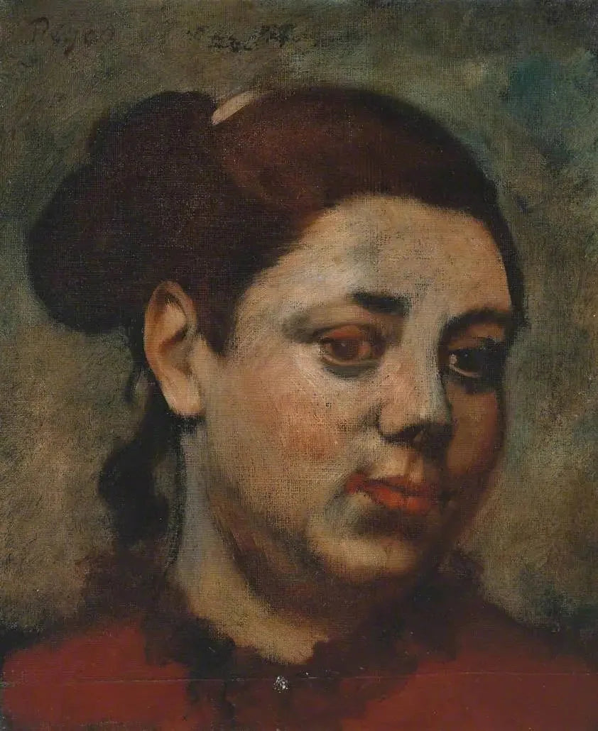 Kvindeansigt - Edgar Degas