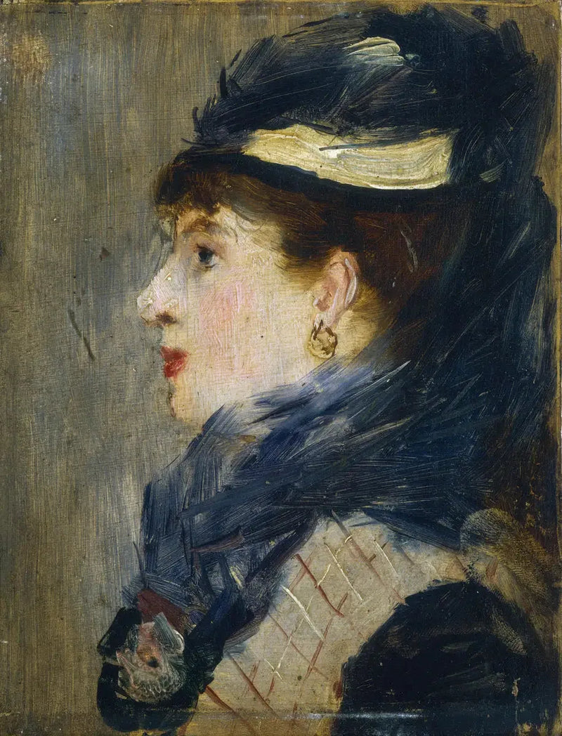 Kvindehoved - Édouard Manet