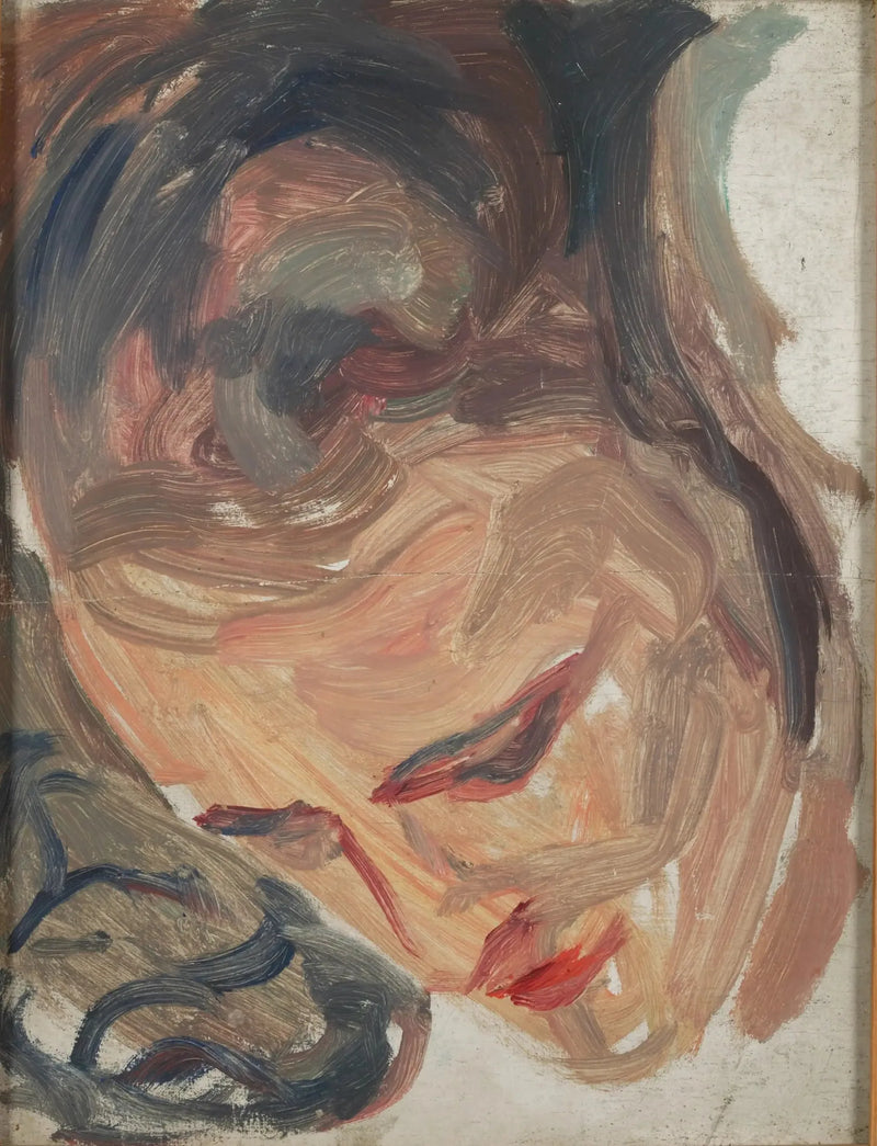 Kvindeansigt - Edvard Munch