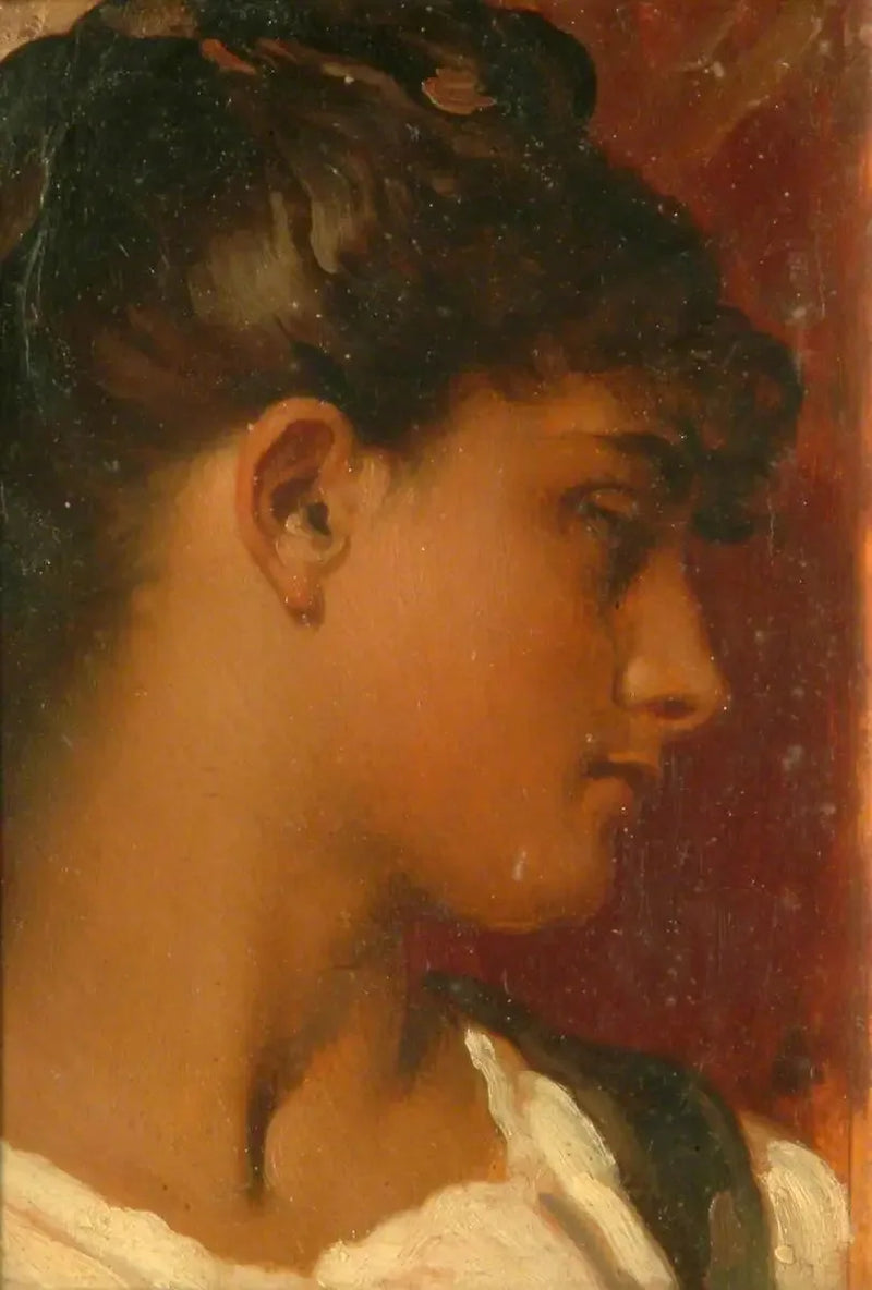 Kvindehoved - Frederic Leighton