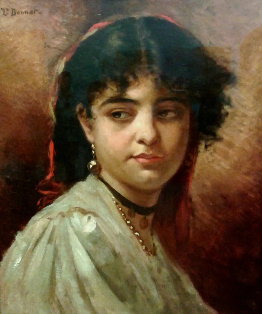 Kvindehoved - Léon Bonnat