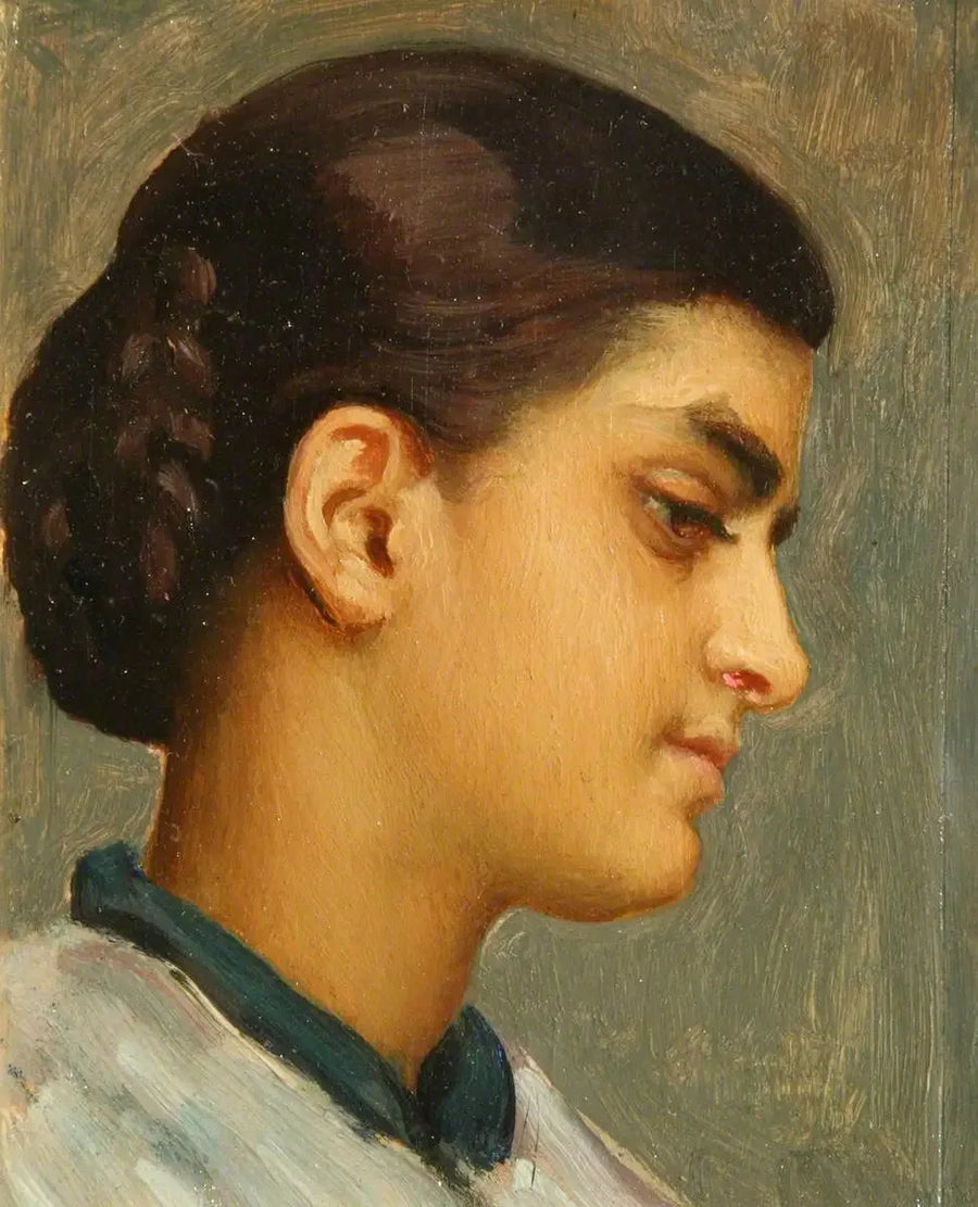 Spansk pigehoved - Frederic Leighton