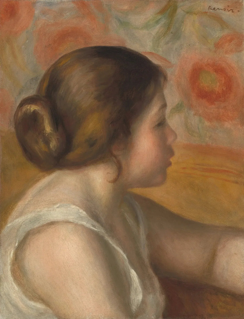 Ung pigeansigt - Pierre-Auguste Renoir