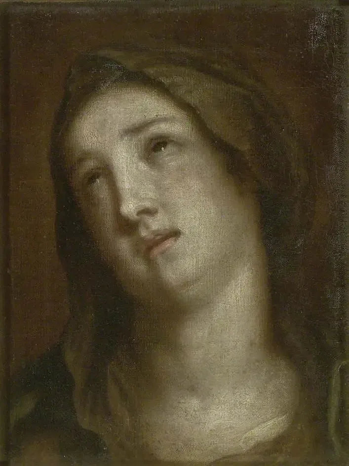 Jomfru Marias sorgfulde hoved - Antoine van Dyck