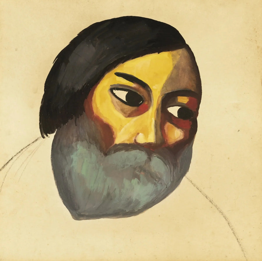 Hoved af bonde - Kazimir Malevich