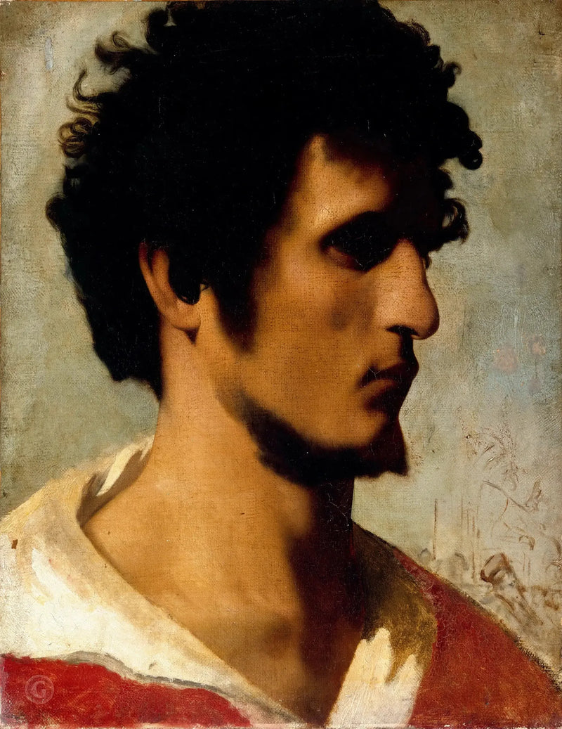 Bondehoved fra den romerske landsby - Jean-Léon Gérôme