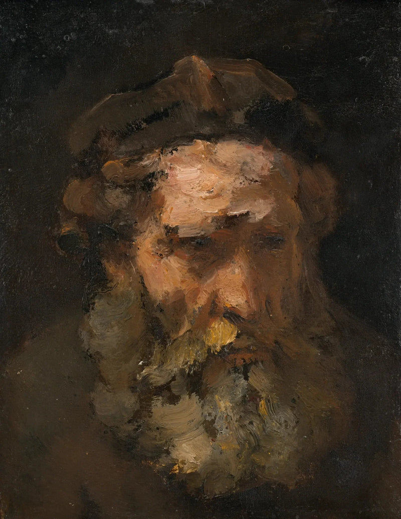 Hovedet af Sankt Matthæus - Rembrandt