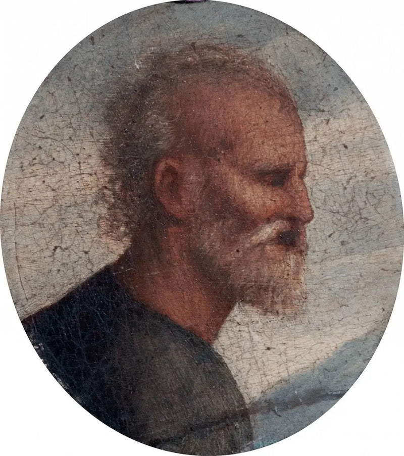 Hovedet af Sankt Peter - Raphael Sanzio