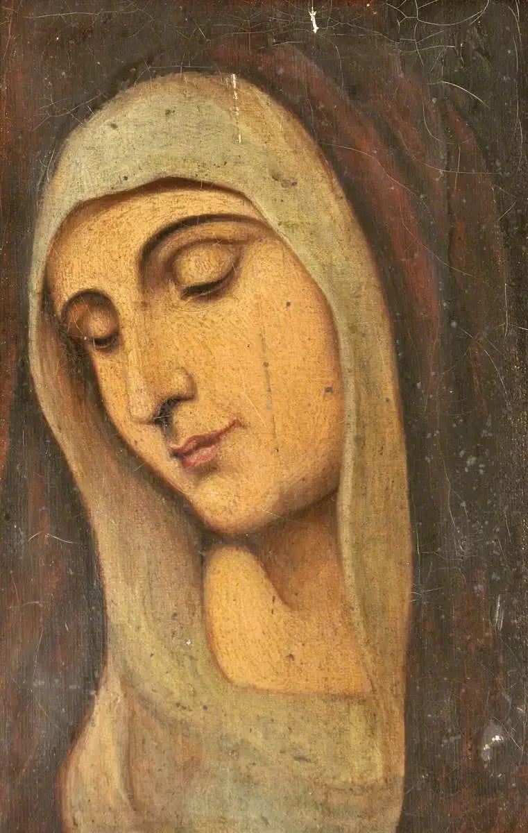 Hoved af Sankt Anna - Bartolomé Esteban Murillo