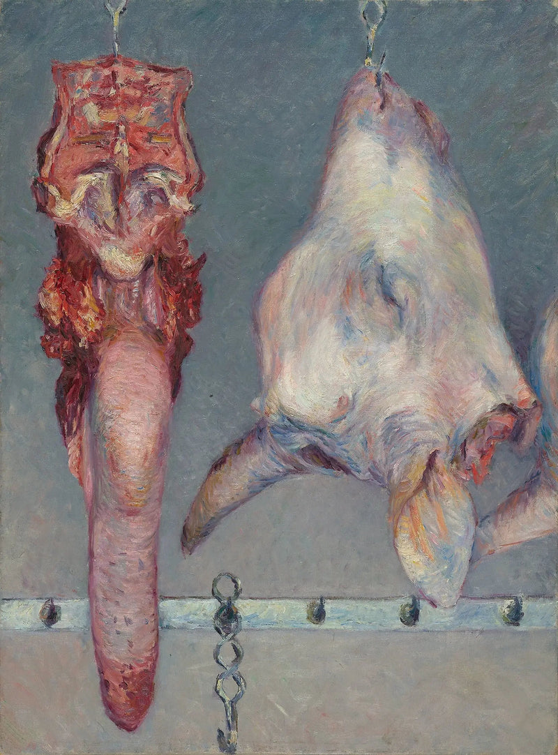 Kalvehoved og oksetunge - Gustave Caillebotte