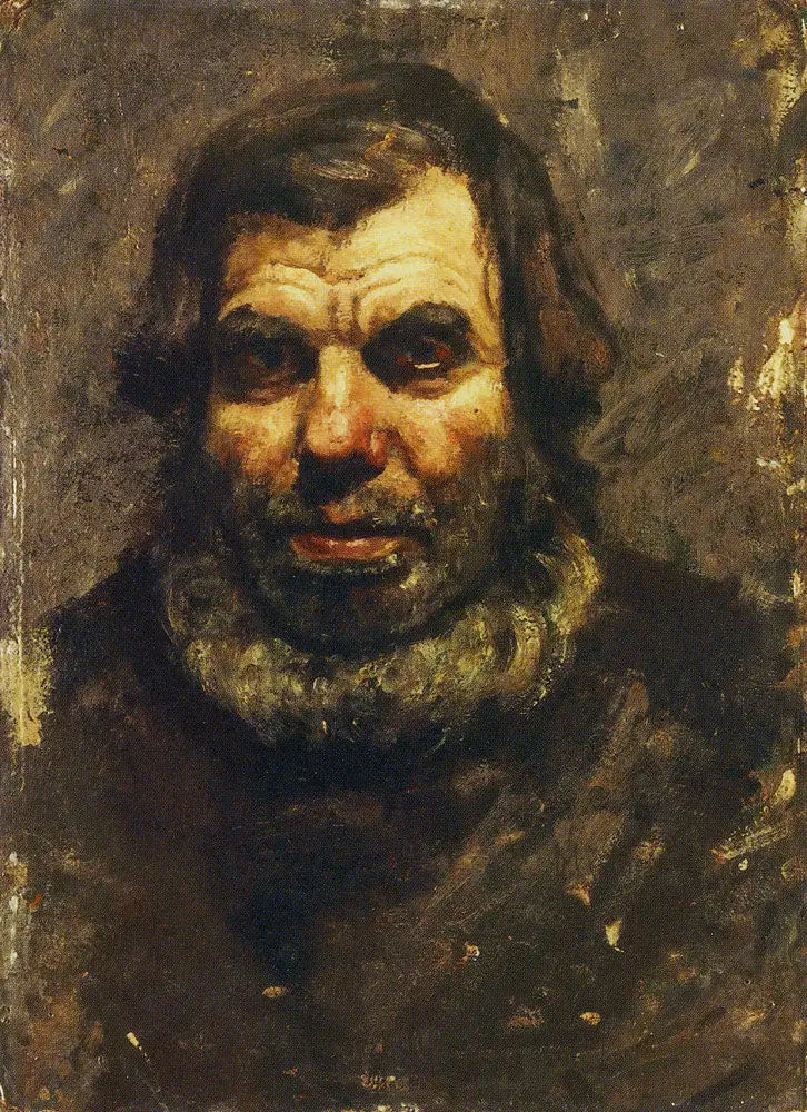 Gamle mand med skæg - Edvard Munch