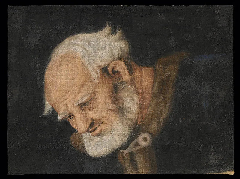 Ældres hoved (Nicodème?) - Hans Baldung Grien