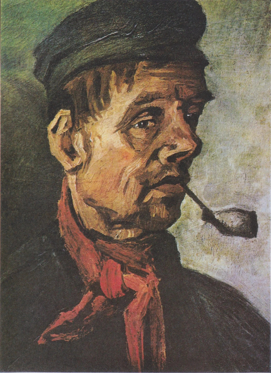 Mandehoved med en pibe - Vincent van Gogh
