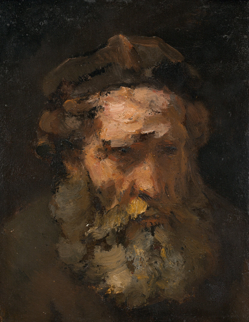 Hovedet af Sankt Matthæus - Rembrandt