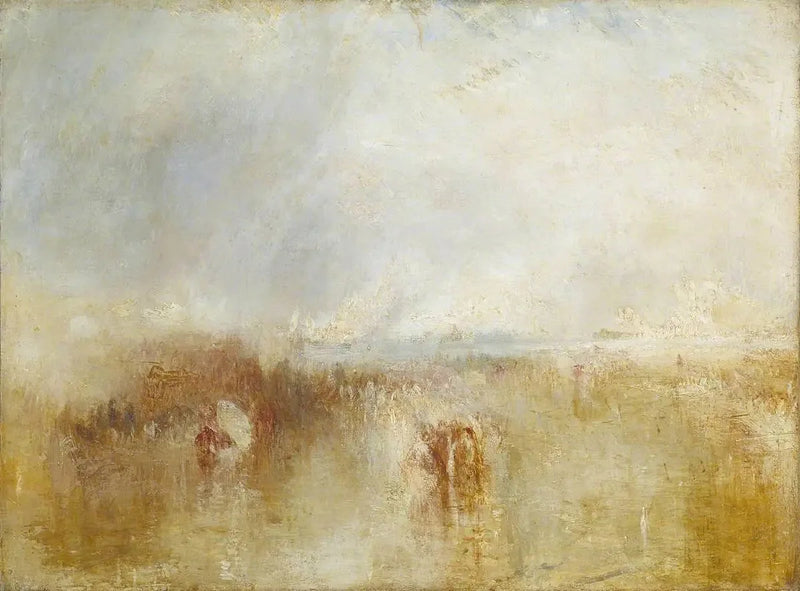 Ankomsten af Louis-Philippe til Royal Clarence Yard, Gosport, 8. oktober 1844 - J. M. W. Turner