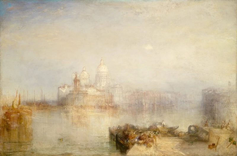 Dogana og Santa Maria della Salute, Venedig - J. M. W. Turner