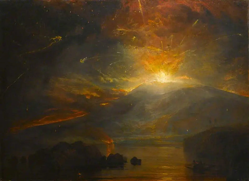 Udspringet af Soufrière-bjergene på øen St. Vincent, 30. april 1812 - J. M. W. Turner