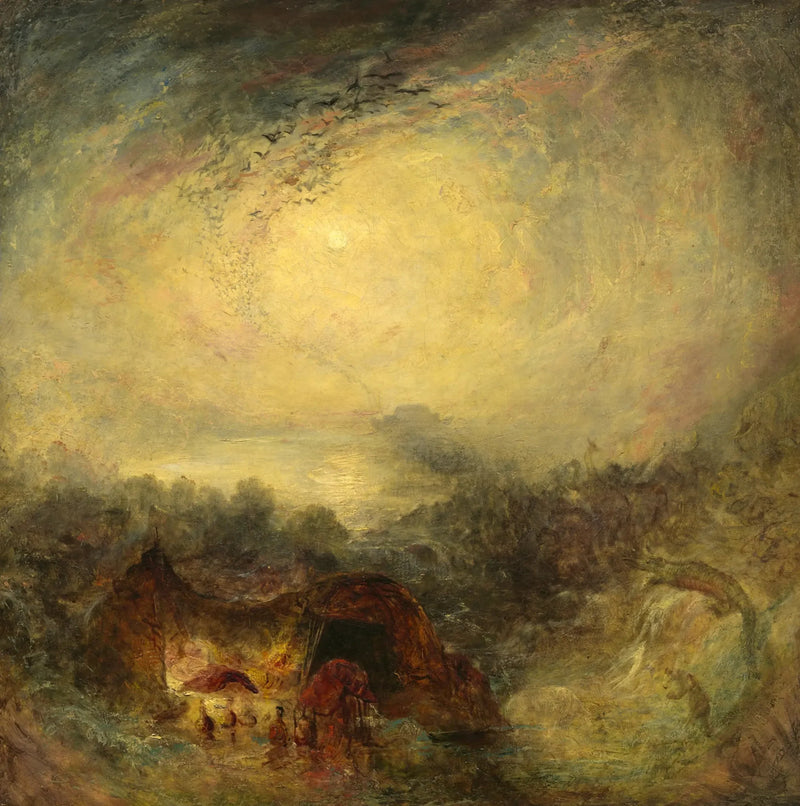 Aften ved oversvømmelsen - J. M. W. Turner