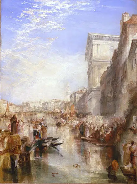 Den Store Kanal: Scene - En Gade i Venedig - J. M. W. Turner