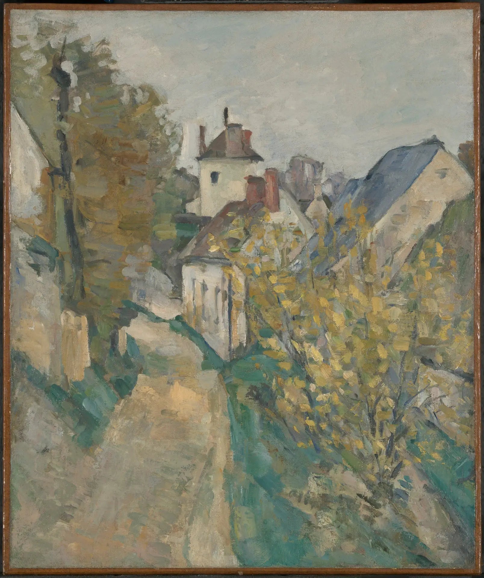 The House of Dr. Gachet in Auvers-sur-Oise - Paul Cézanne image 1 reproduction artisanale de tableau
