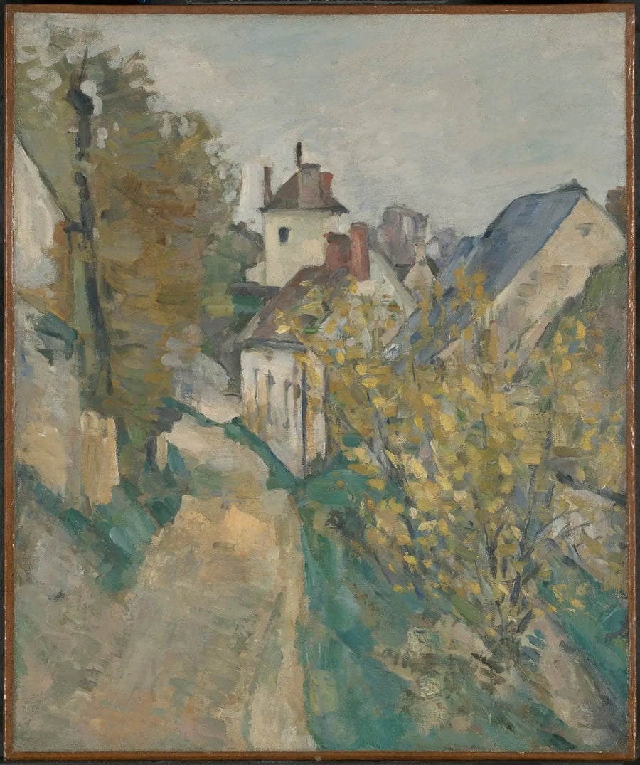 Dr. Gachets Hus i Auvers-sur-Oise - Paul Cézanne