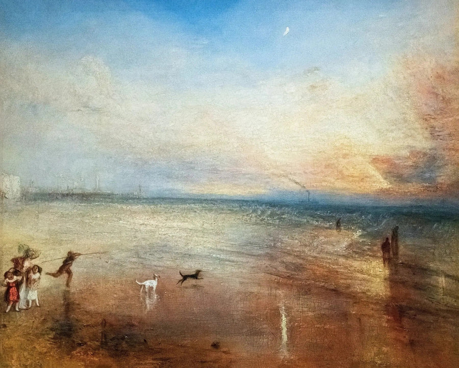 Den Nye Måne; eller, 'Jeg har mistet min Båd, du skal ikke have din Ring' - J. M. W. Turner