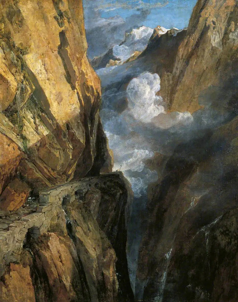 Passet ved Sankt Gotthard, Schweiz - J. M. W. Turner