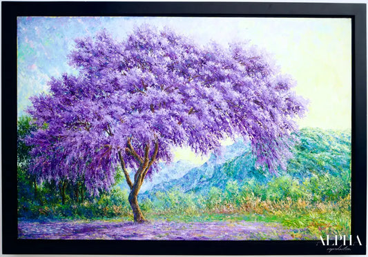 The Purple Tree - Chaloemkiat | 90 x 60 cm Reproductions de tableaux à la peinture à l’huile