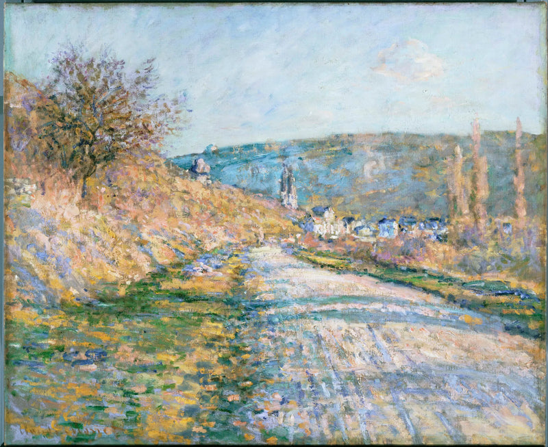 Vejen til Vétheuil - Claude Monet