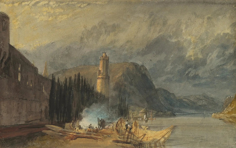 Det Romerske Tårn, Andernach - J. M. W. Turner