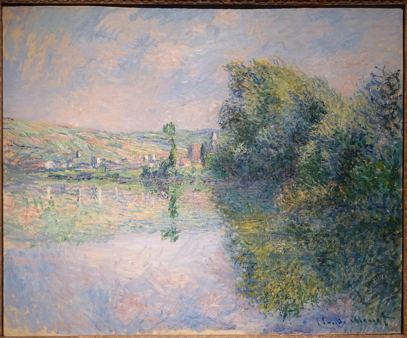 Seinen ved Vétheuil - Claude Monet