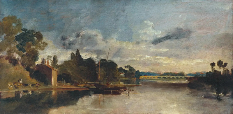 Themsen nær Walton Bridges - J. M. W. Turner