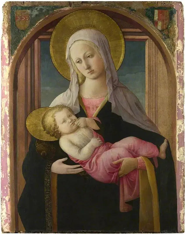 Jomfru og Barn - Fra Filippo Lippi