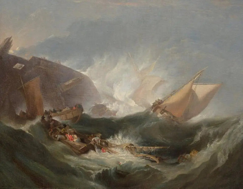 Forlis af et transportskib - J. M. W. Turner