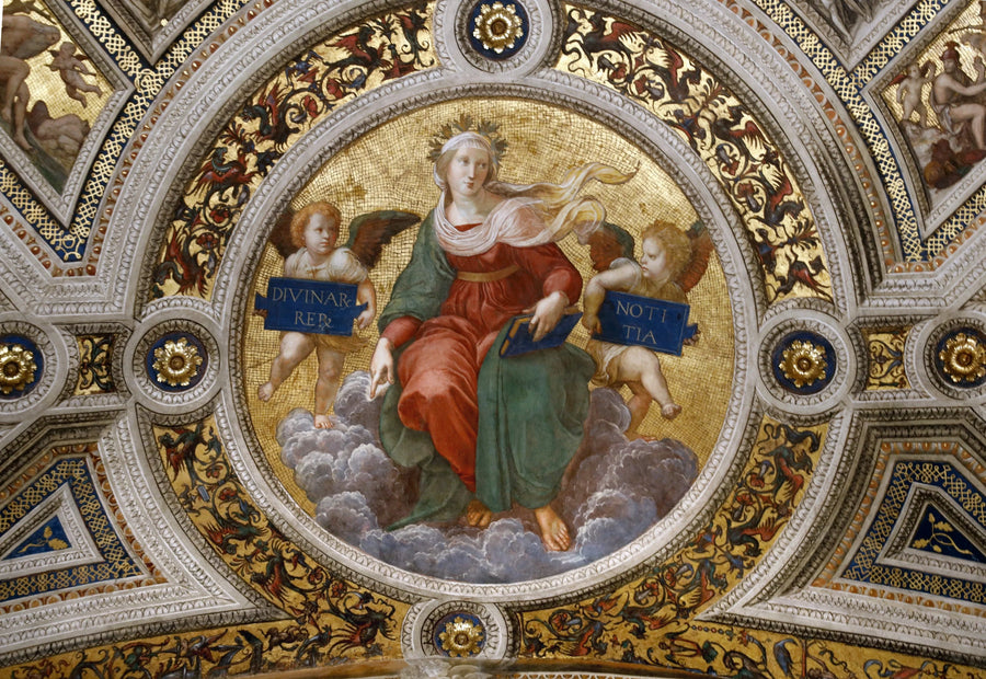 La Théologie, 1508-1511 – Raphaël, Chambre de la Signature