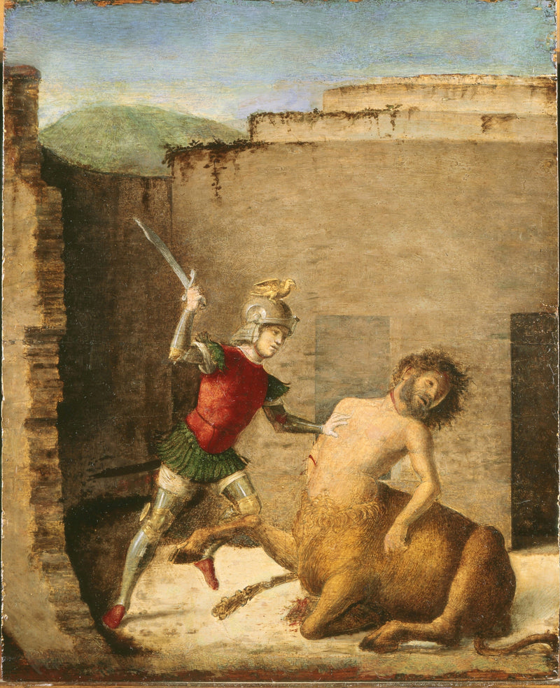 Theseus dræber Minotaurus - Cima da Conegliano