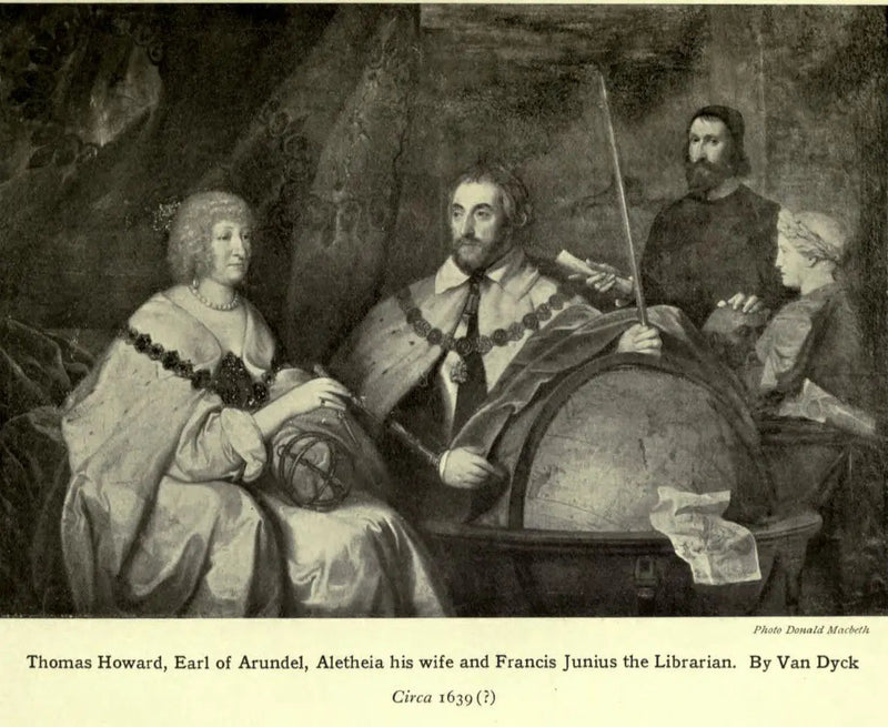 Thomas Howard, 2. greve af Arundel (1585-1646) og hans kone Lady Alethea Talbot, grevinde af Arundel (ca. 1590-1654) med måske Francis Junius (1589-1677) eller William Petty - Antoine van Dyck