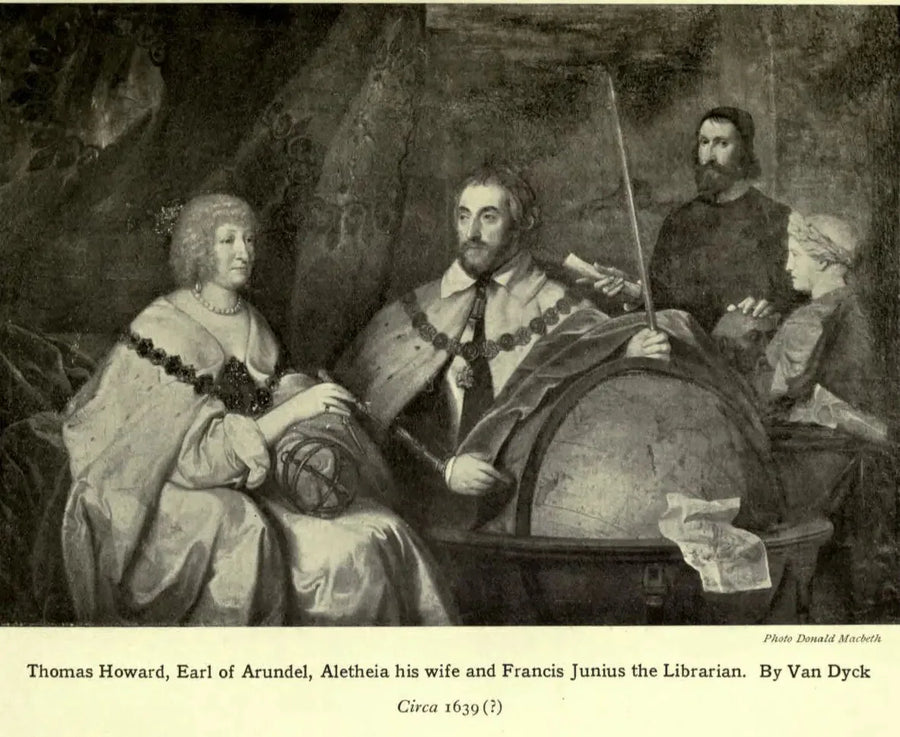 Thomas Howard, 2. greve af Arundel (1585-1646) og hans kone Lady Alethea Talbot, grevinde af Arundel (ca. 1590-1654) med måske Francis Junius (1589-1677) eller William Petty - Antoine van Dyck